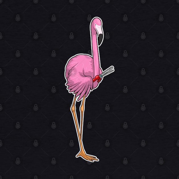 Flamingo Hairdresser Hair clip by Markus Schnabel